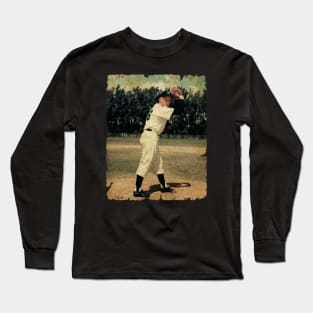 Whitey Ford - 7 Strikeouts Over Long Sleeve T-Shirt